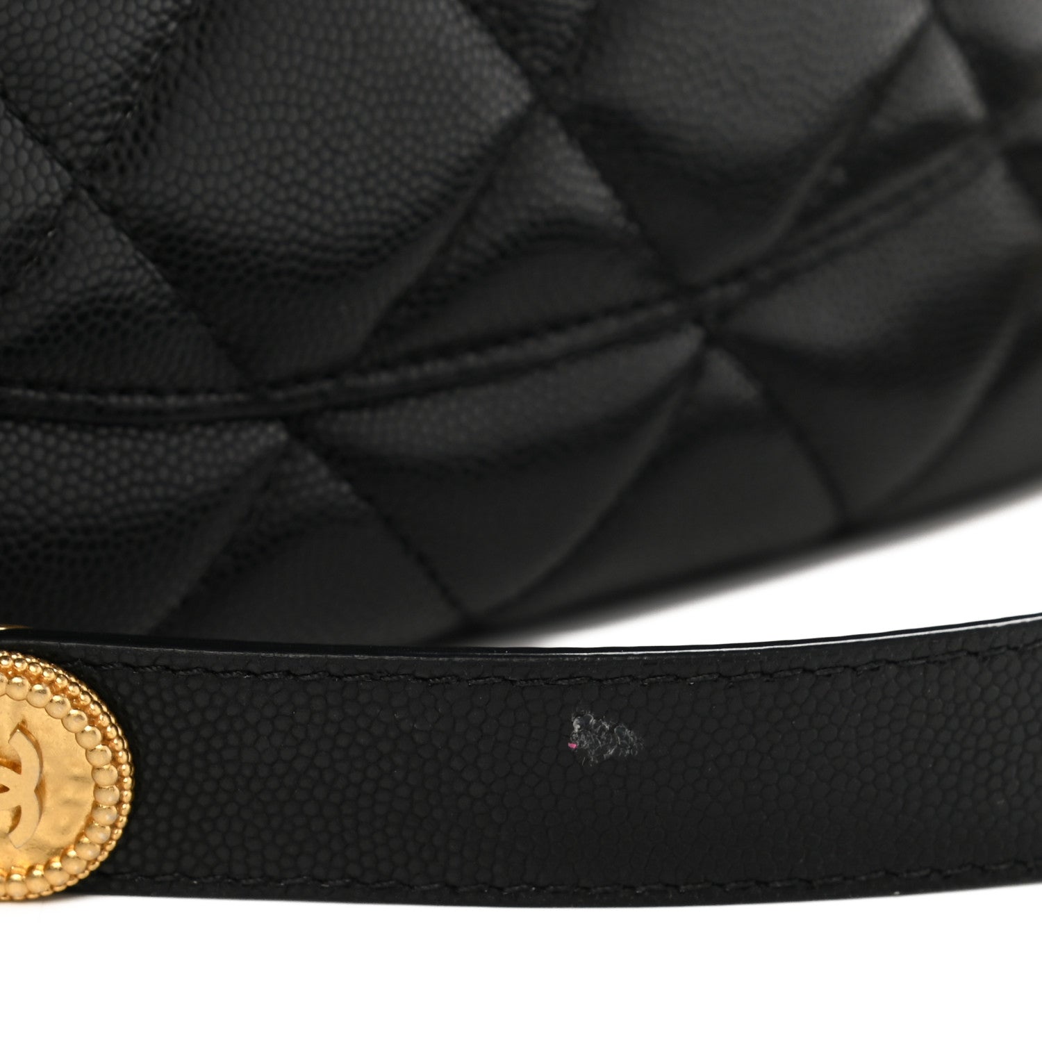 Chanel Caviar Quilted Twist Your Buttons Hobo Black 11 of 11