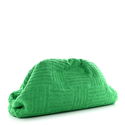 Bottega Veneta Sponge Fabric The Pouch Clutch Grass 3 of 7