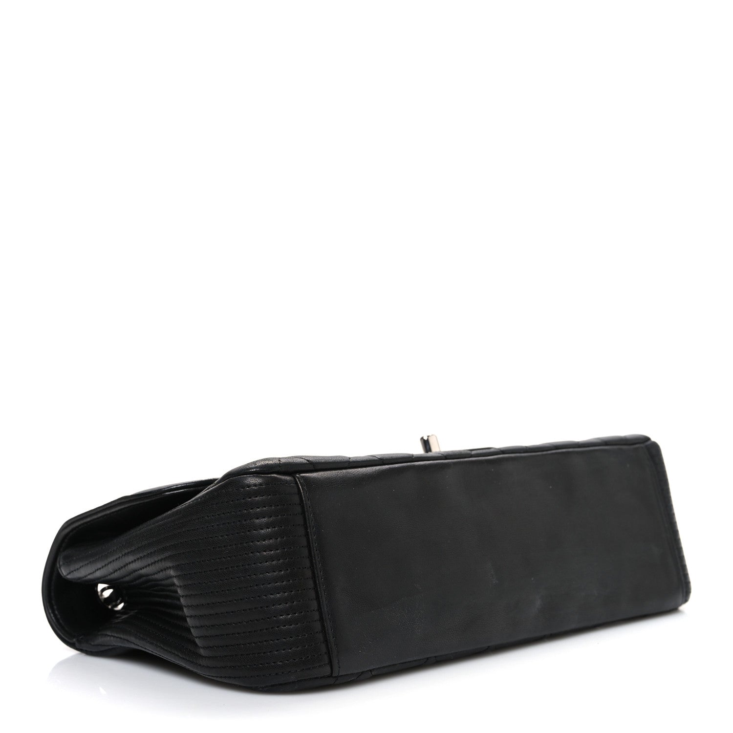 Chanel Lambskin Quilted Medium Coco Rider Flap Black 4 of 10