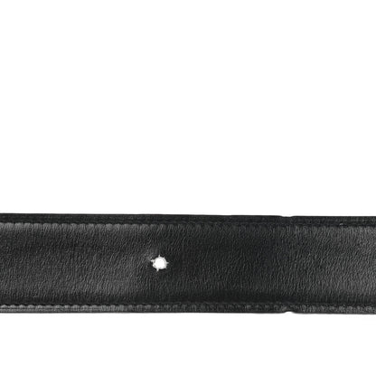 Hermes Togo Box 42mm Strie H Belt 95 Black Eucalyptus 8 of 10