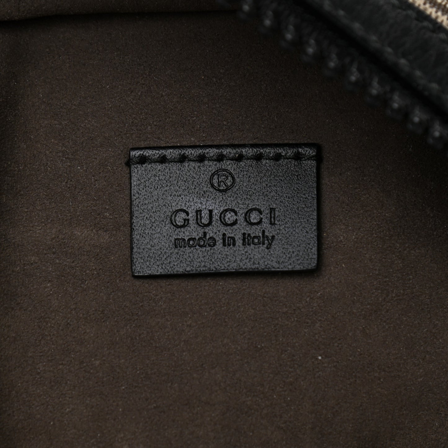 GG Supreme Monogram Medium Backpack Black