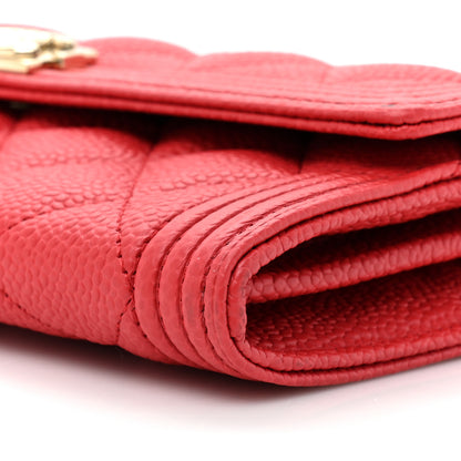 Chanel Caviar Quilted Large Boy Gusset Flap Wallet Red 11 of 17
