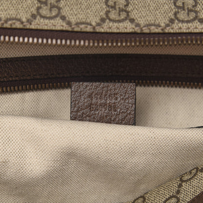 Gucci GG Supreme Monogram Rainbow Strap Briefcase Brown 6 of 9