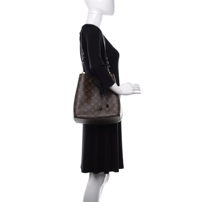 Louis Vuitton Monogram Neonoe MM Black 2 of 10