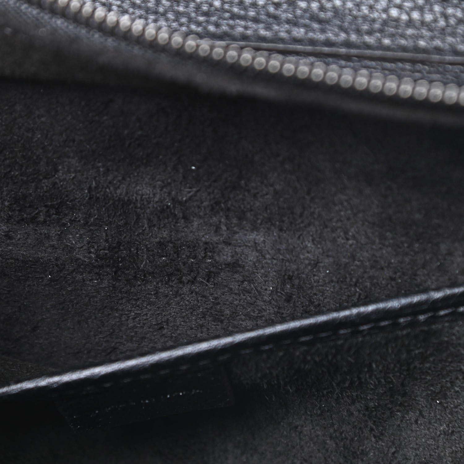Celine Drummed Calfskin Nano Luggage Black 8 of 12