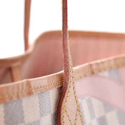 Louis Vuitton Damier Azur Tahitienne Neverfull MM 16 of 23