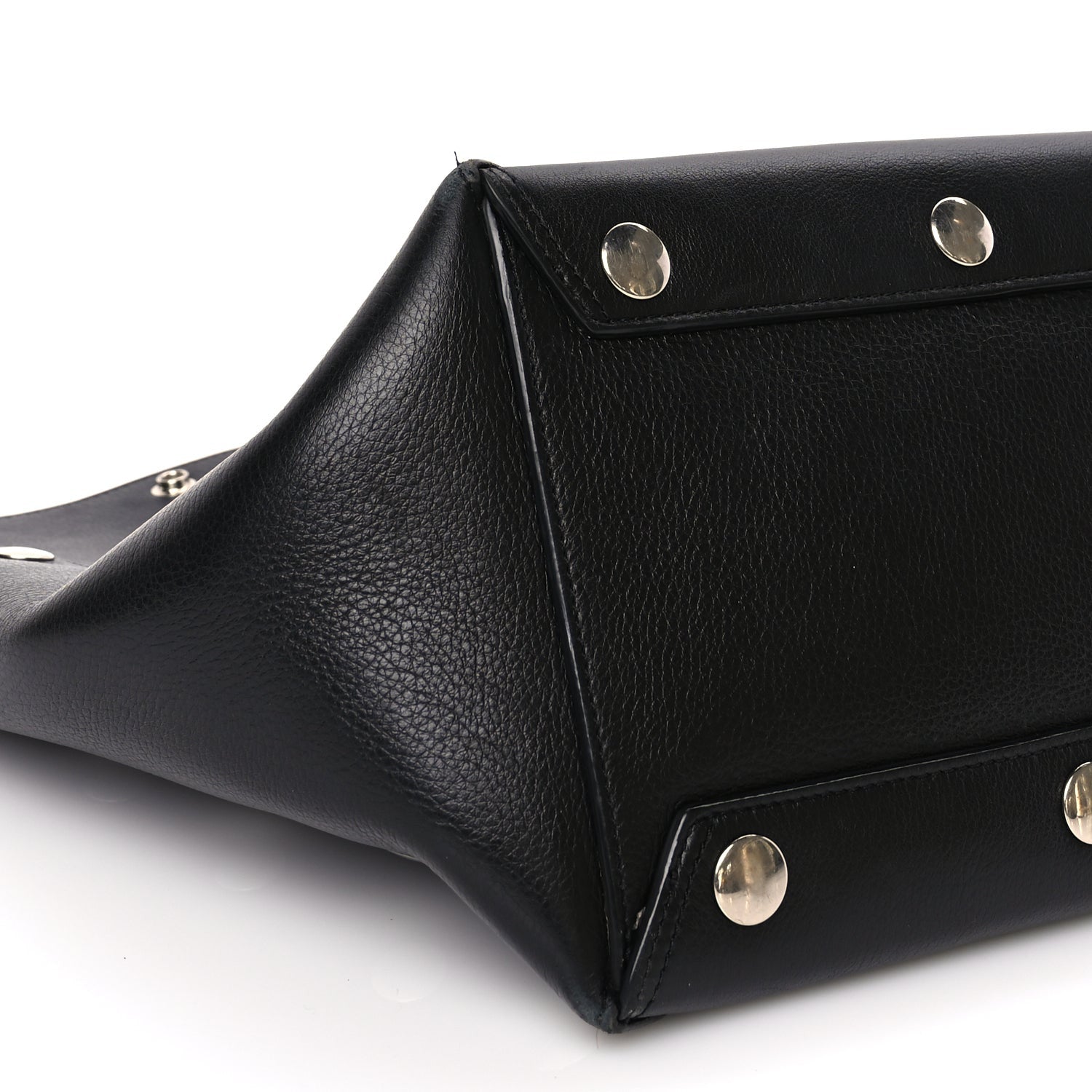 Mulberry Calfskin Studded Camden Bucket Black 7 of 8