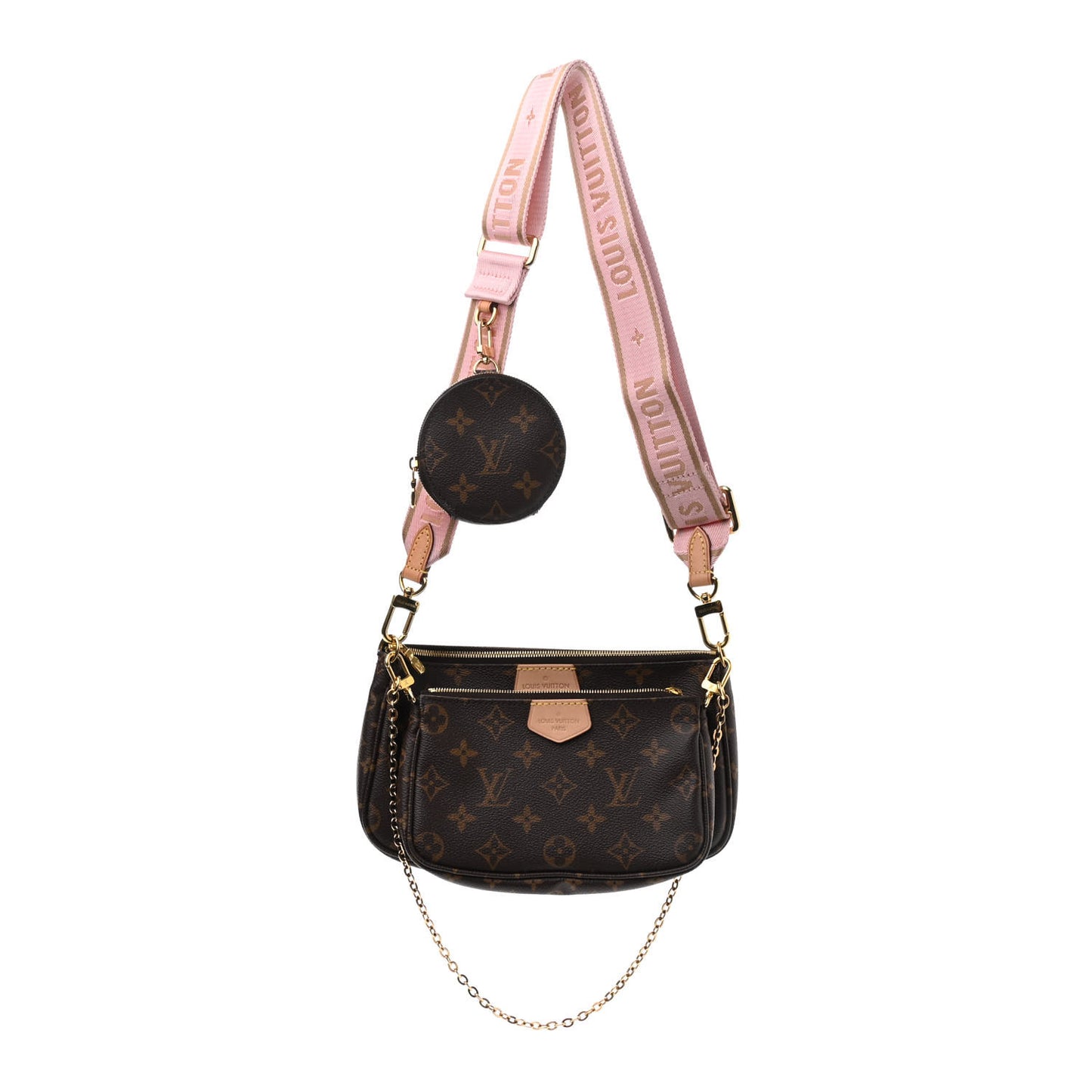 Monogram Multi Pochette Accessories Rose Clair