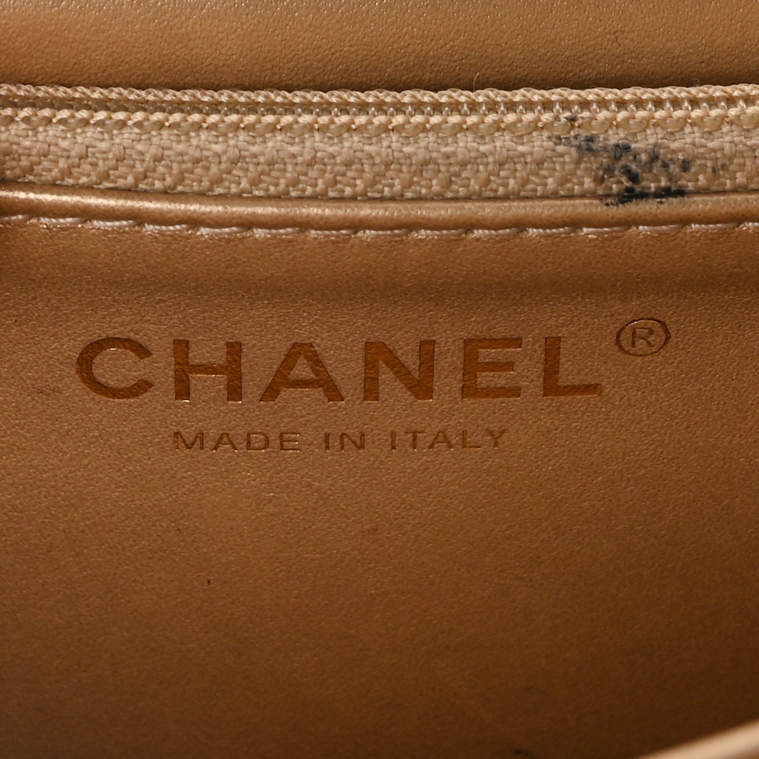 Chanel Metallic Lambskin Quilted Small Chic Pearls Flap Gold 5 of 8