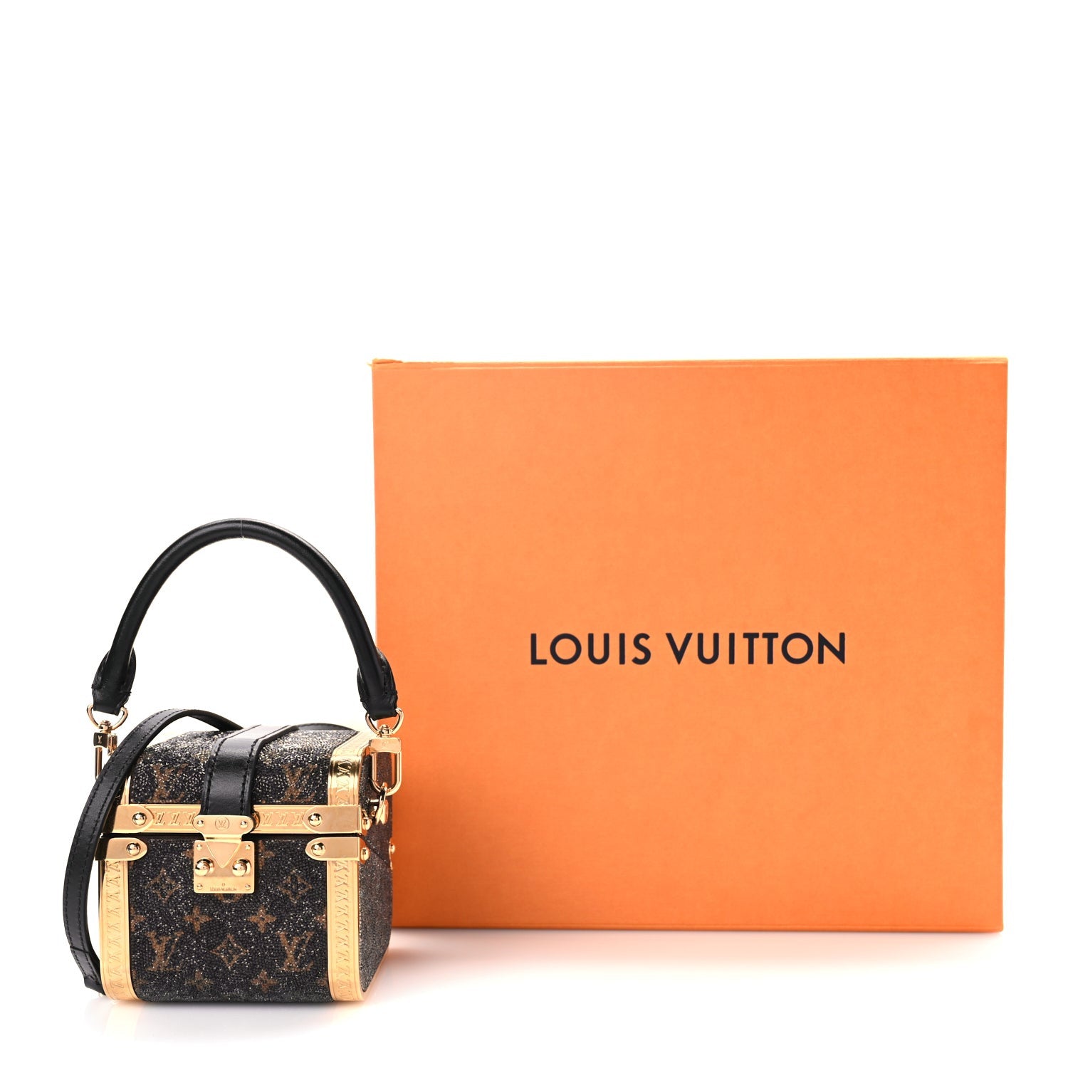 Louis Vuitton Satin Crystal Monogram Treasure Box 9 of 9