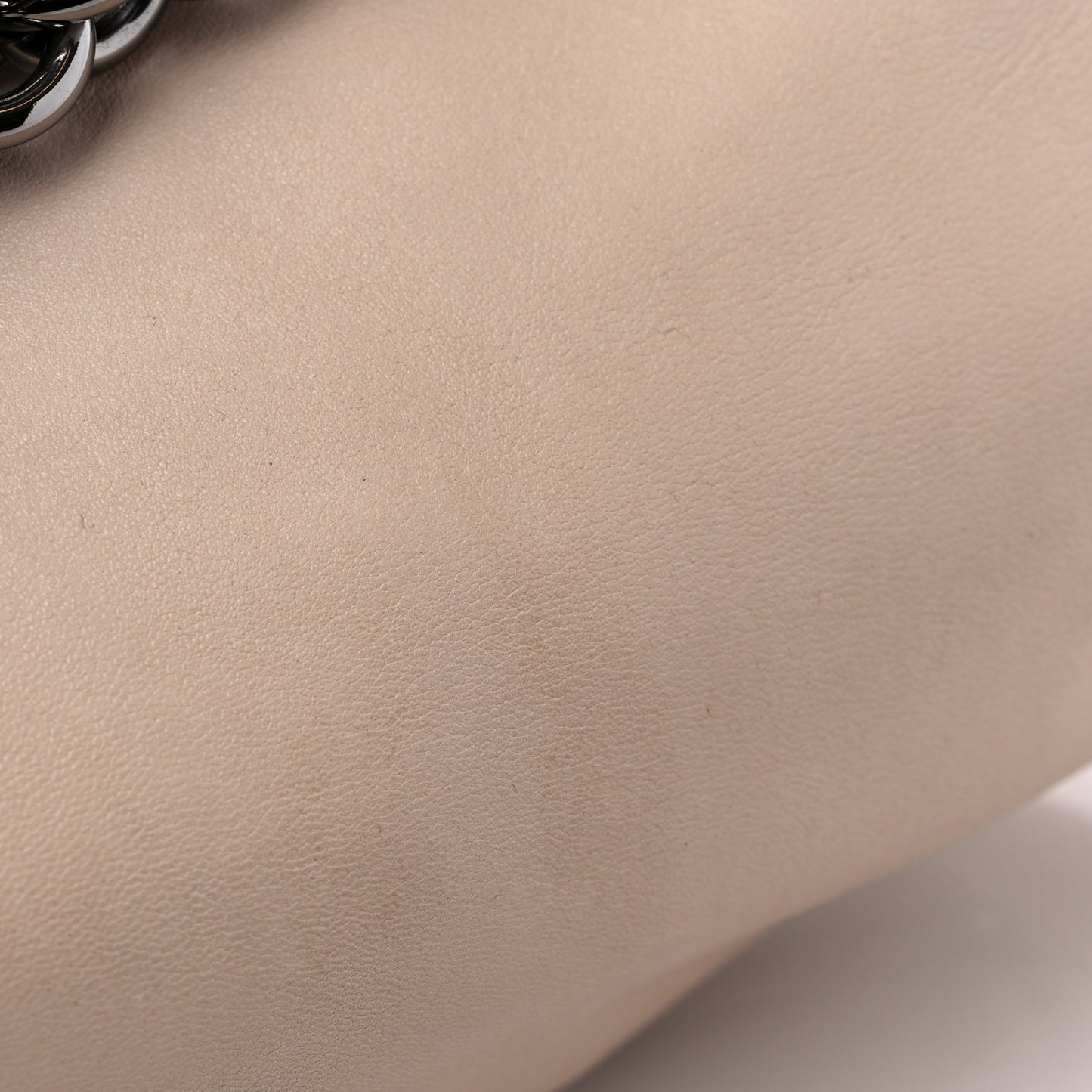 Lambskin Soft and Chain Large Hobo Beige