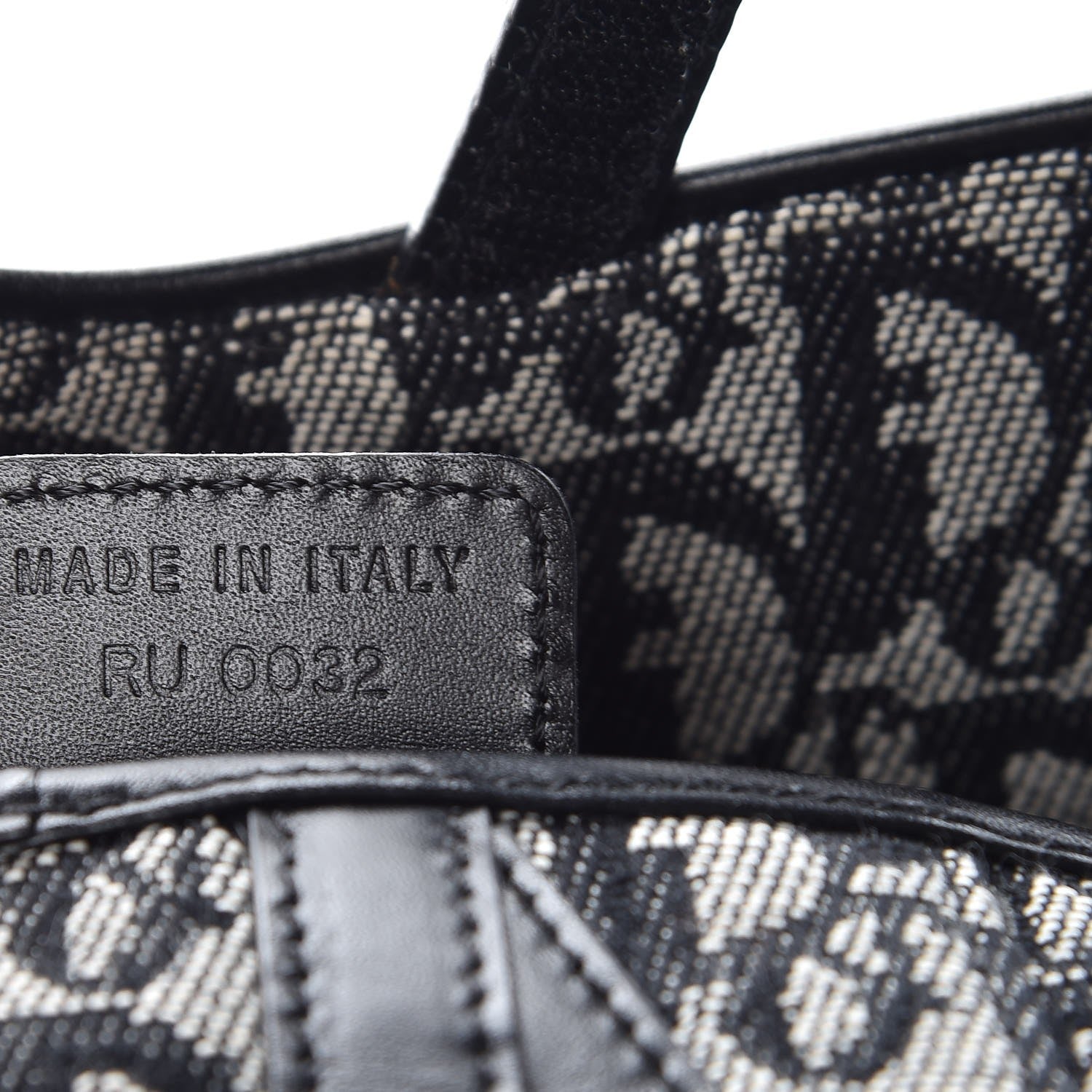 Christian Dior Monogram Saddle Bag Black 7 of 7