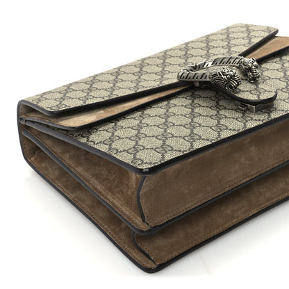 Gucci GG Supreme Monogram Medium Dionysus Shoulder Bag Taupe 8 of 9