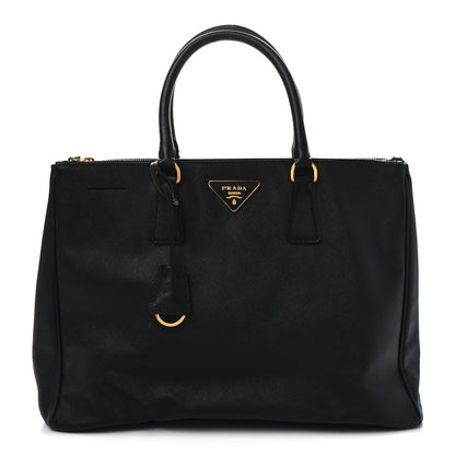 Prada Saffiano Lux Large Galleria Double Zip Tote Black 1 of 7