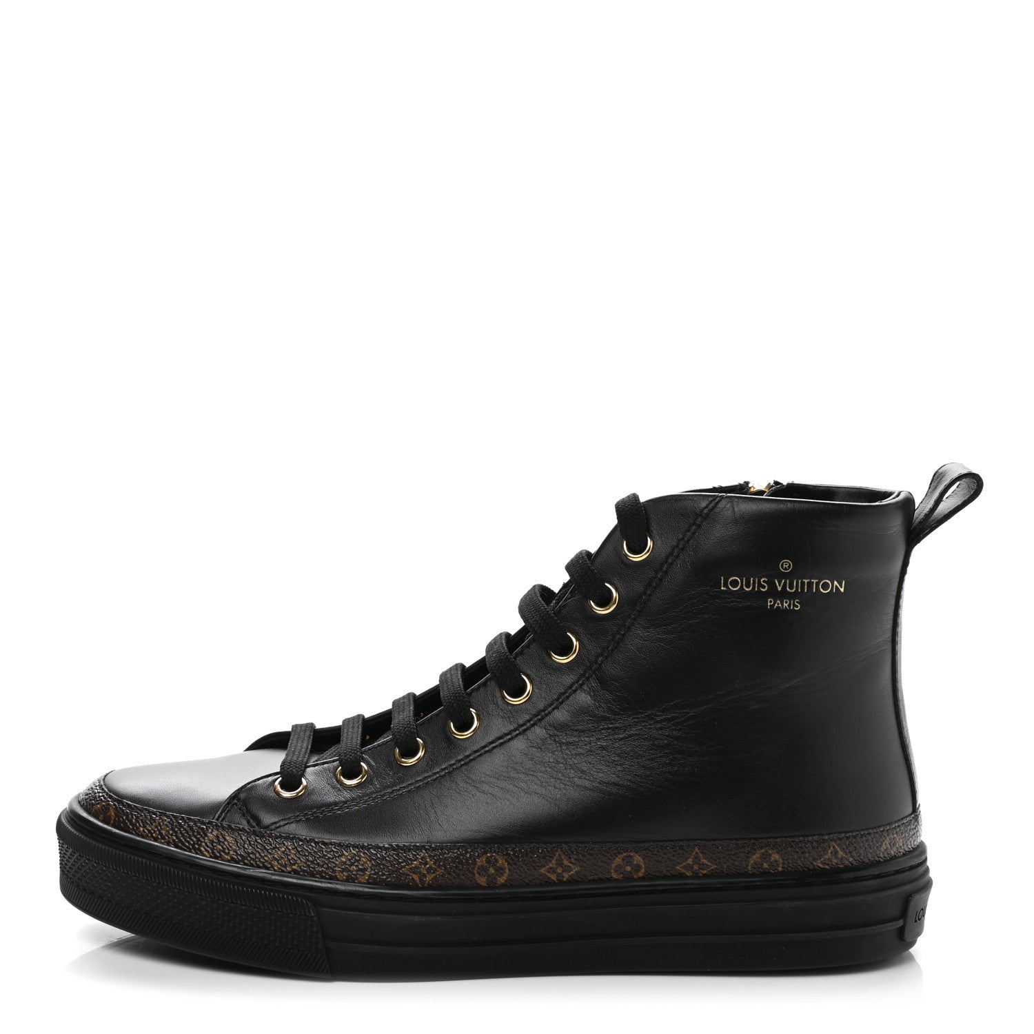 Louis Vuitton Monogram Stellar Sneaker Boots 36 Black 1 of 7