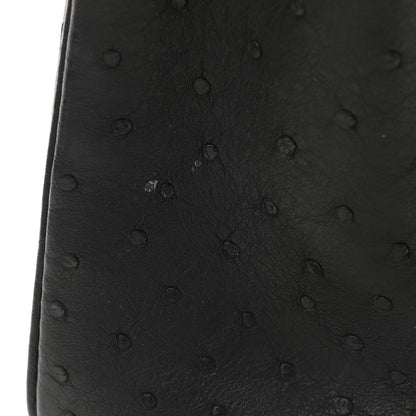 Hermes Ostrich Birkin 30 Black 33 of 41