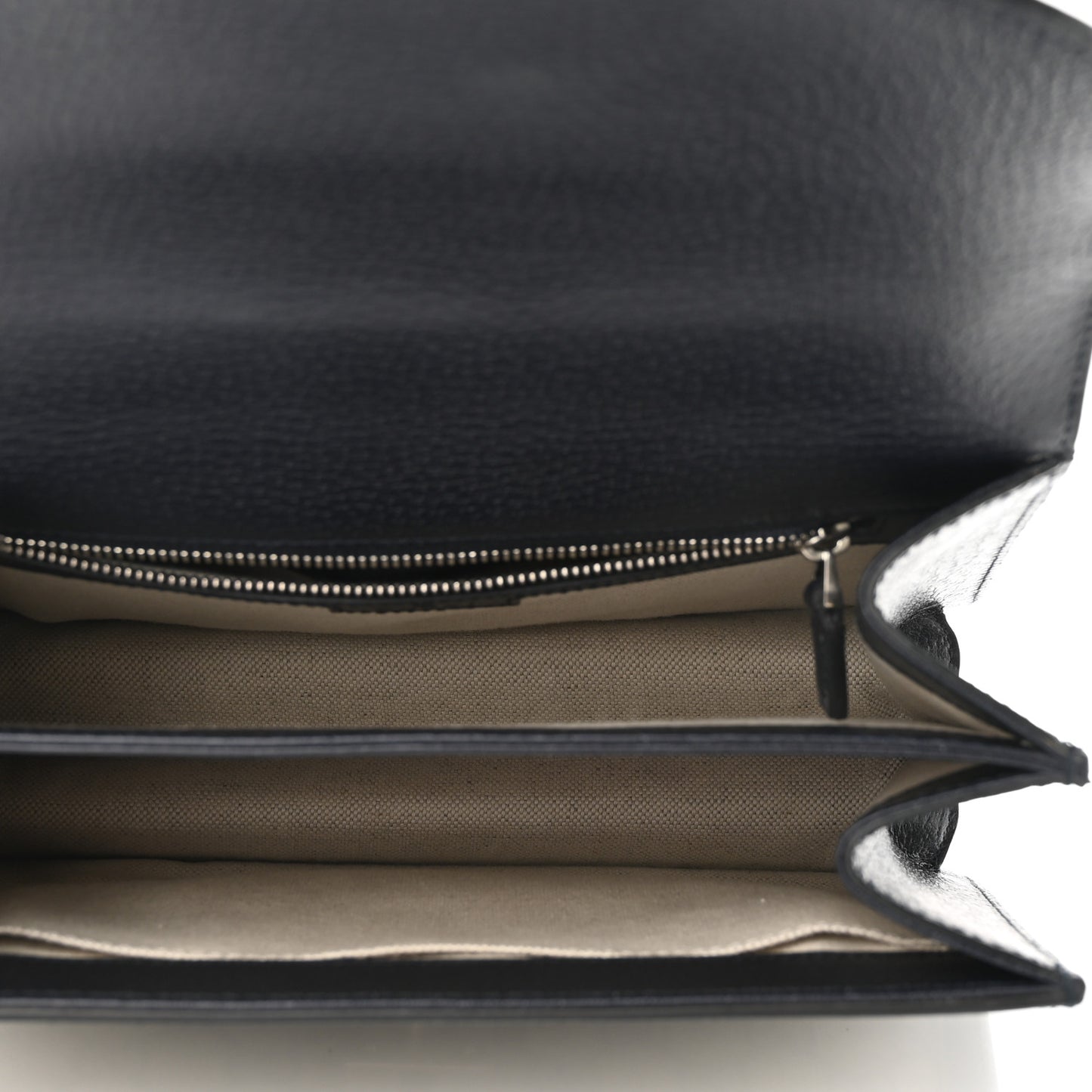 GG Supreme Monogram Textured Dollar Calfskin Web Small Ophidia Padlock Top Handle Bag Beige Blue