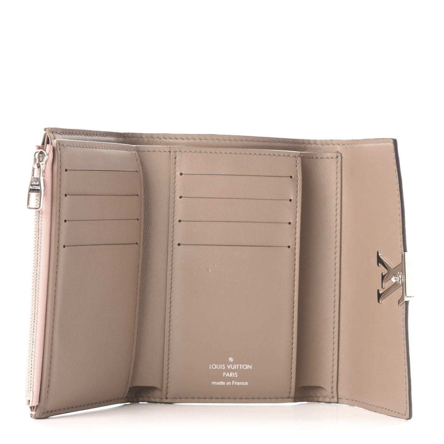 Taurillon Capucines Compact Wallet Magnolia