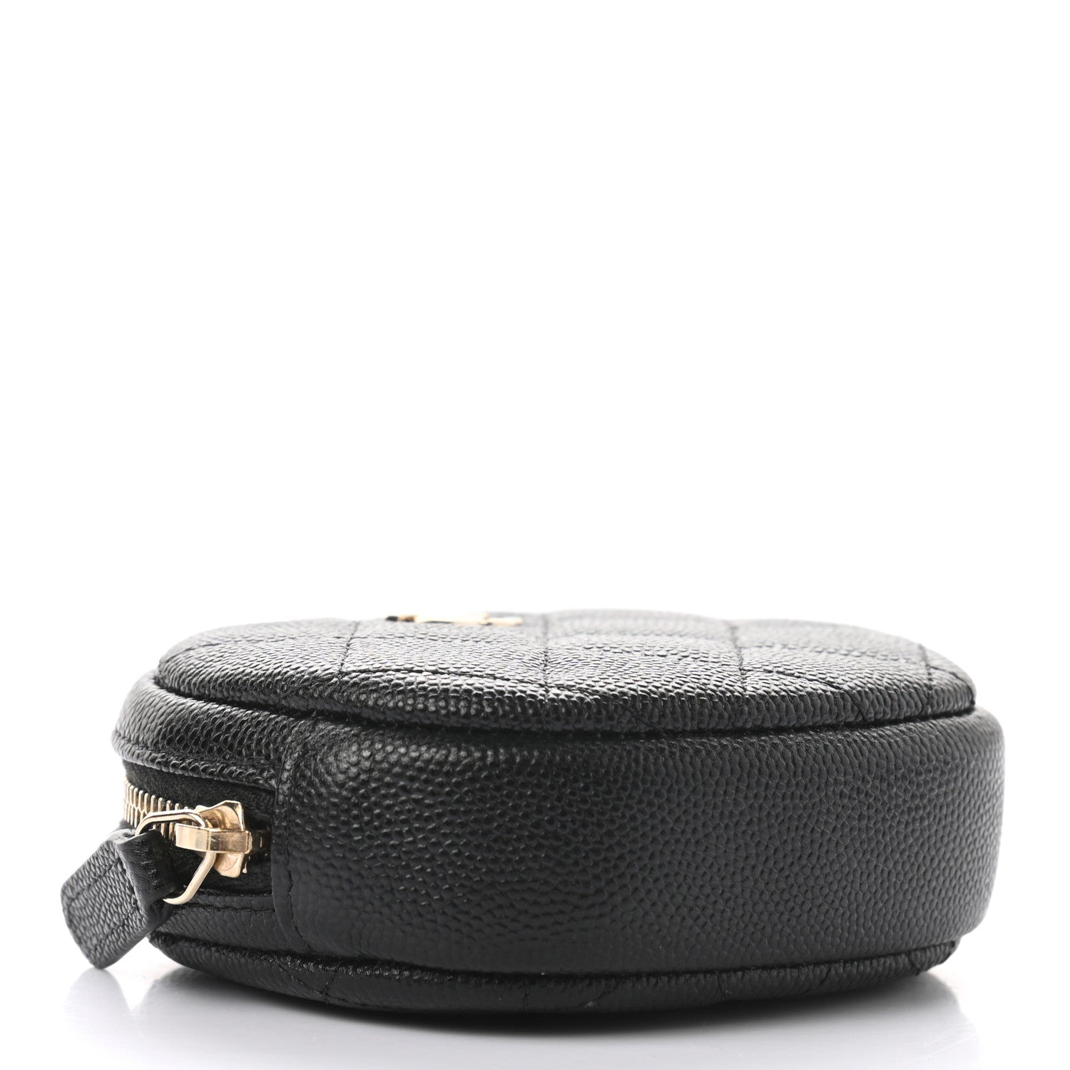 Chanel Caviar Quilted Zip Around Classic Coin Purse Black 4 of 7