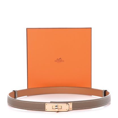 Hermes Epsom Kelly Belt Etoupe 6 of 6