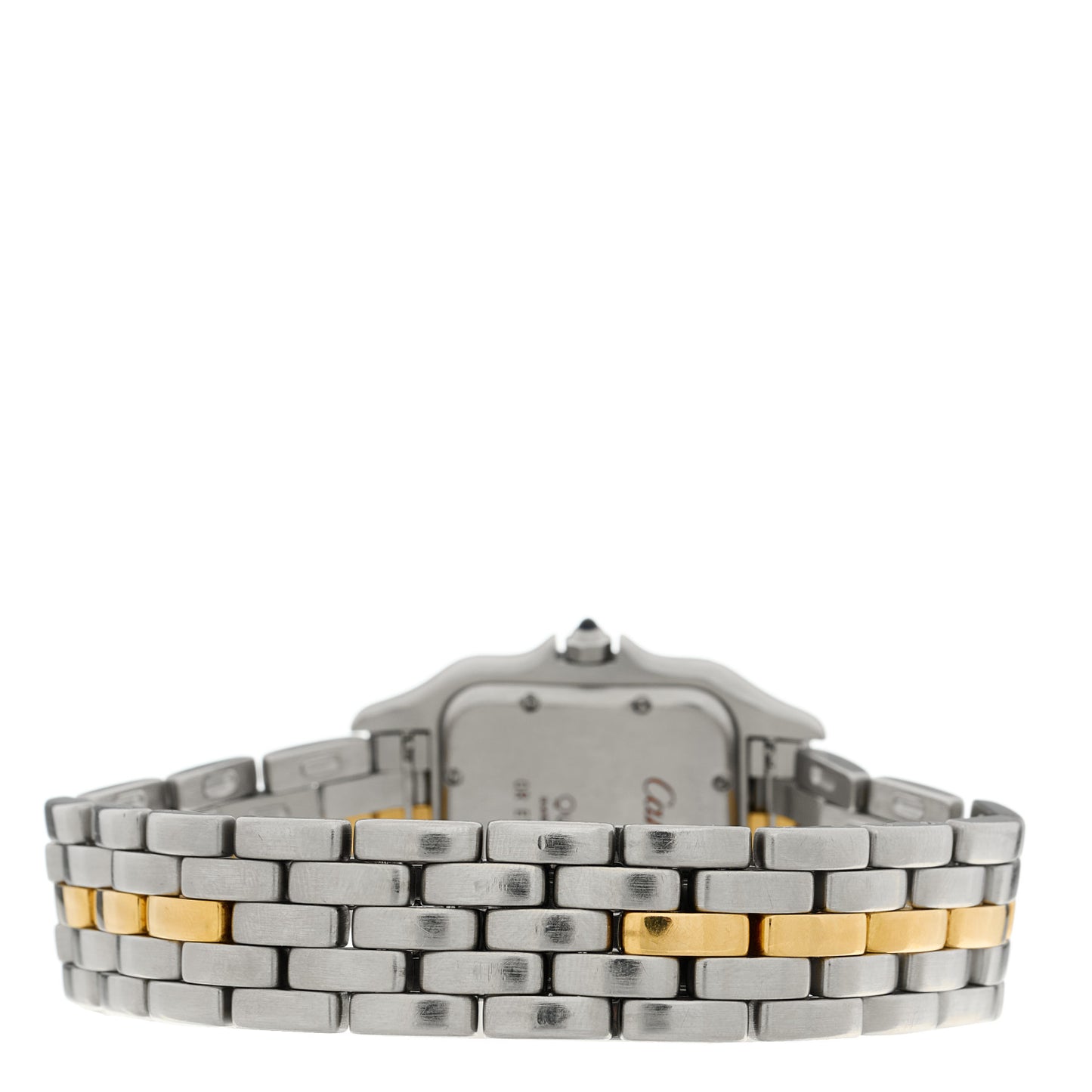 Stainless Steel 18K Yellow Gold 27mm Panthere Quartz Watch