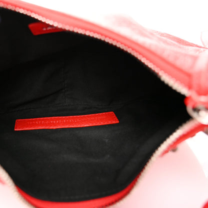 Balenciaga Agneau Arena Le Cagole Shoulder Bag XS Tomato Red 6 of 7