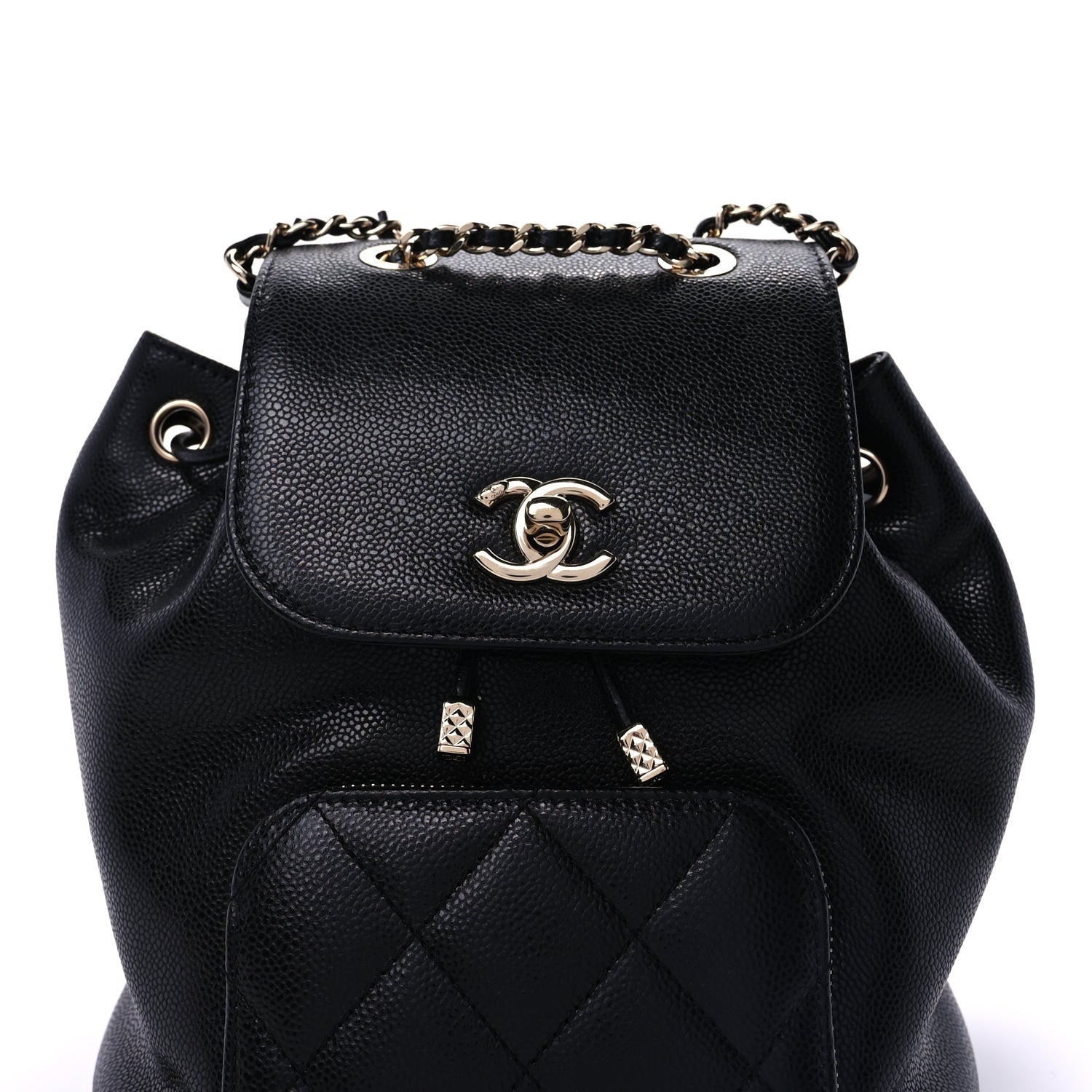 Chanel Caviar Quilted Mini Business Affinity Backpack  Black 8 of 10