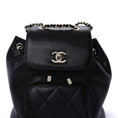 Chanel Caviar Quilted Mini Business Affinity Backpack  Black 8 of 10
