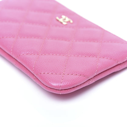 Chanel Caviar Quilted Small Cosmetic Case Pink 7 of 11