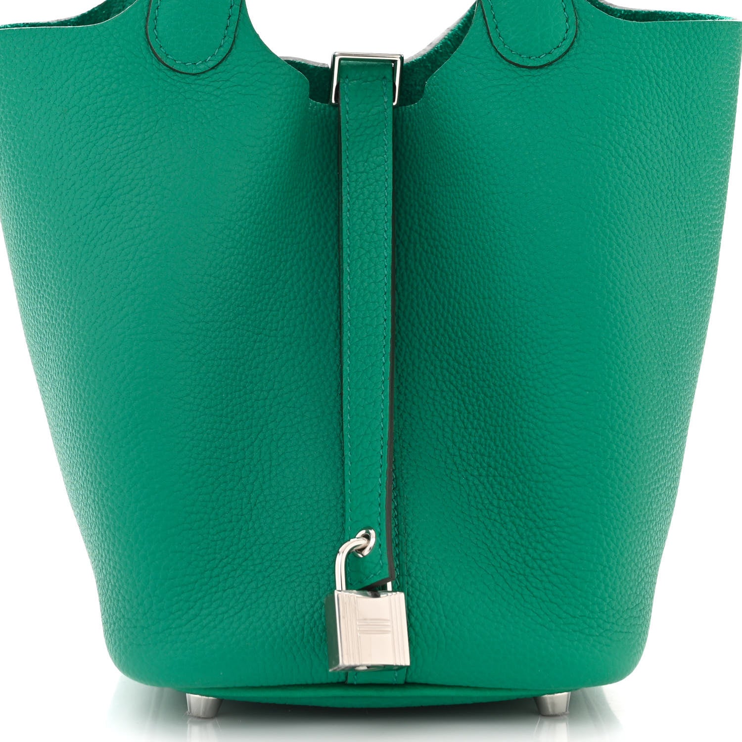 Hermes Taurillon Maurice Picotin Lock 18 PM Vert Jade 8 of 10