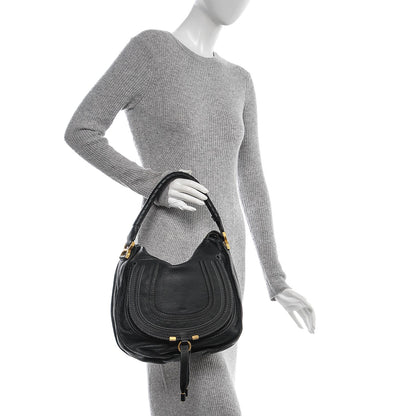 Chloe Calfskin Medium Marcie Hobo Black 2 of 6