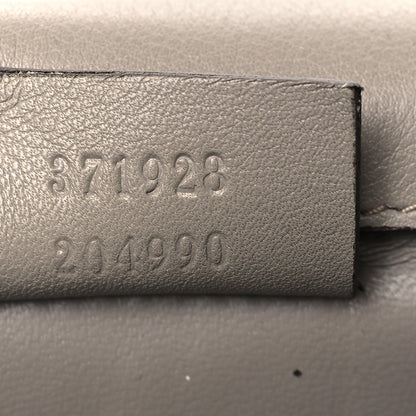 Gucci Satin Crystal Embellished Clutch Grey 7 of 12