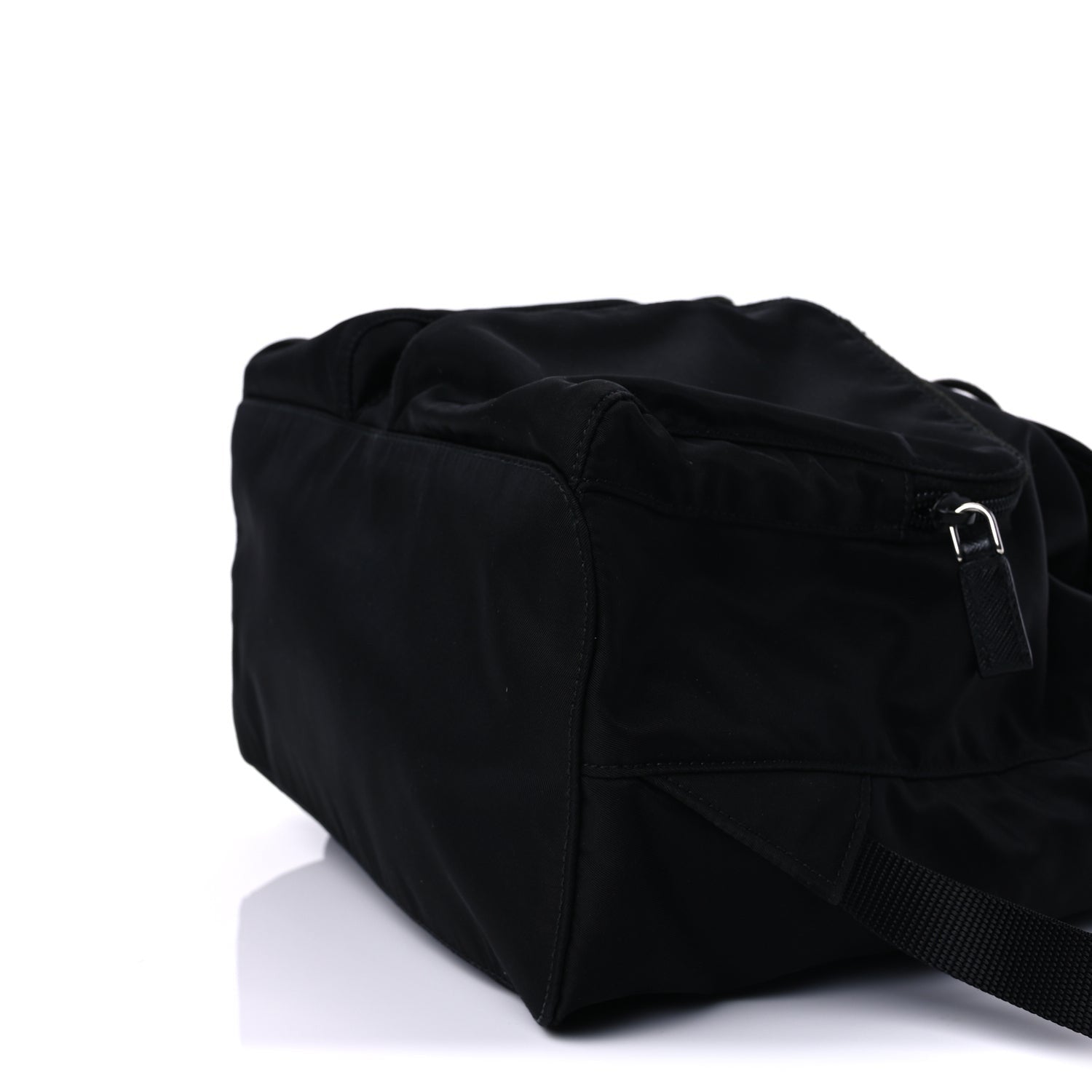 Prada Tessuto Nylon Saffiano Vela Backpack  Black 7 of 8