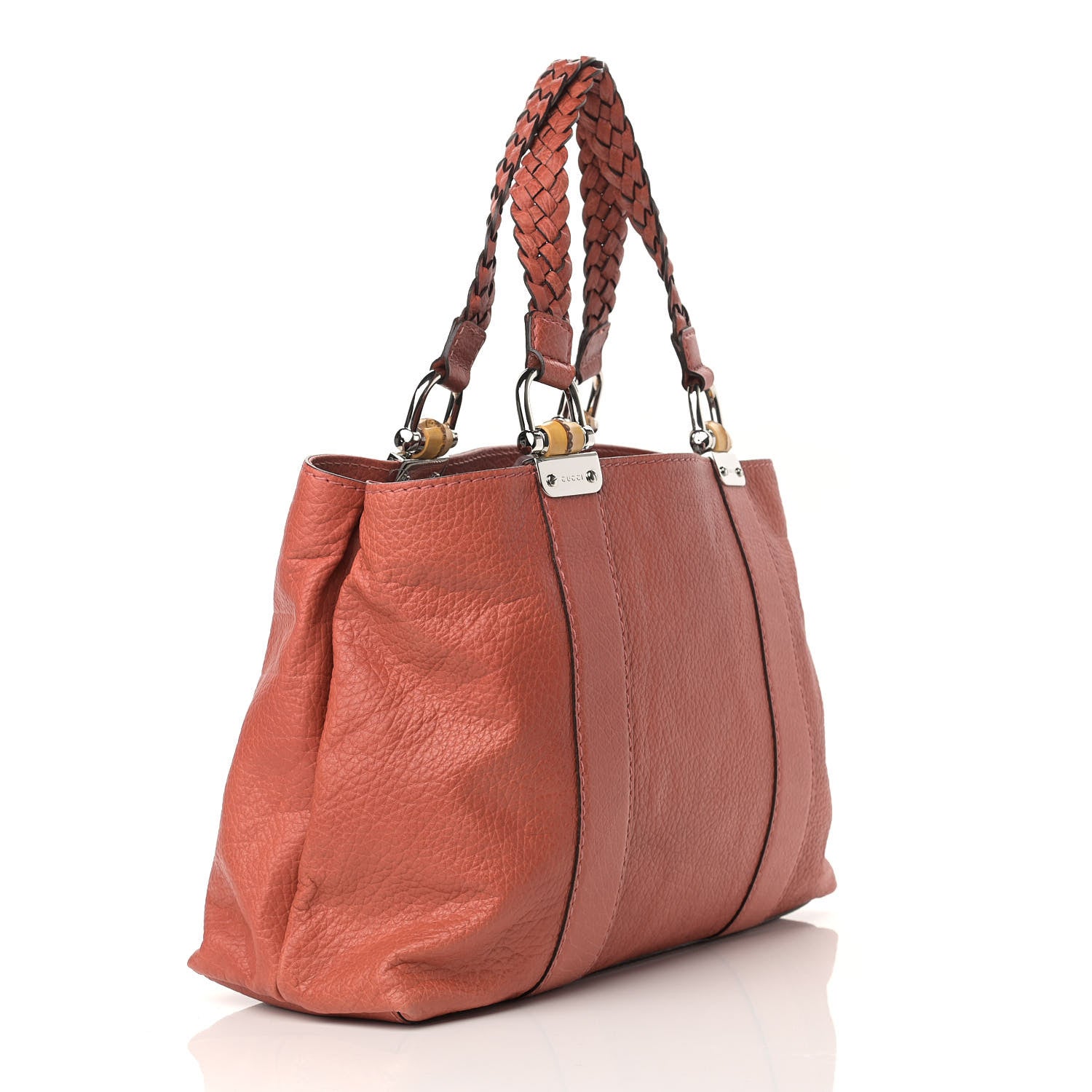 Gucci Libeccio Medium Bamboo Bar Tote Bag 2 of 11