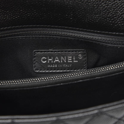 Chanel Caviar Quilted Small Coco Handle Flap So Black 5 of 10
