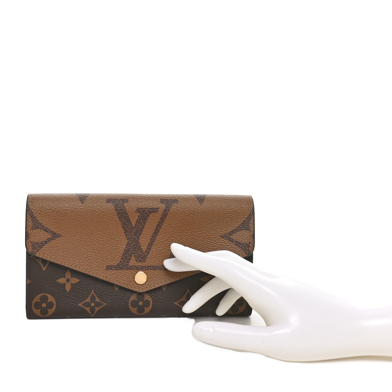 Louis Vuitton Reverse Monogram Giant Sarah Wallet 2 of 9