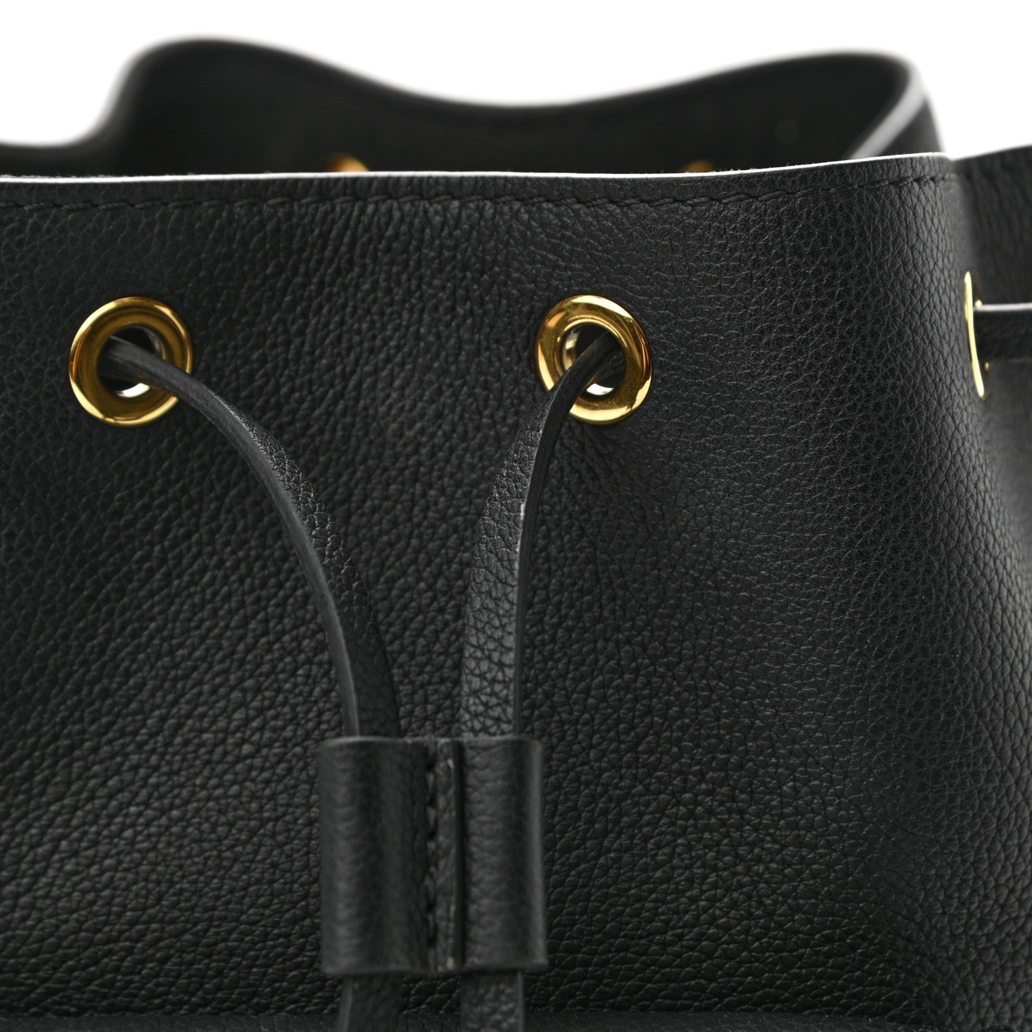 Louis Vuitton Calfskin Lockme Bucket MM Black 10 of 10