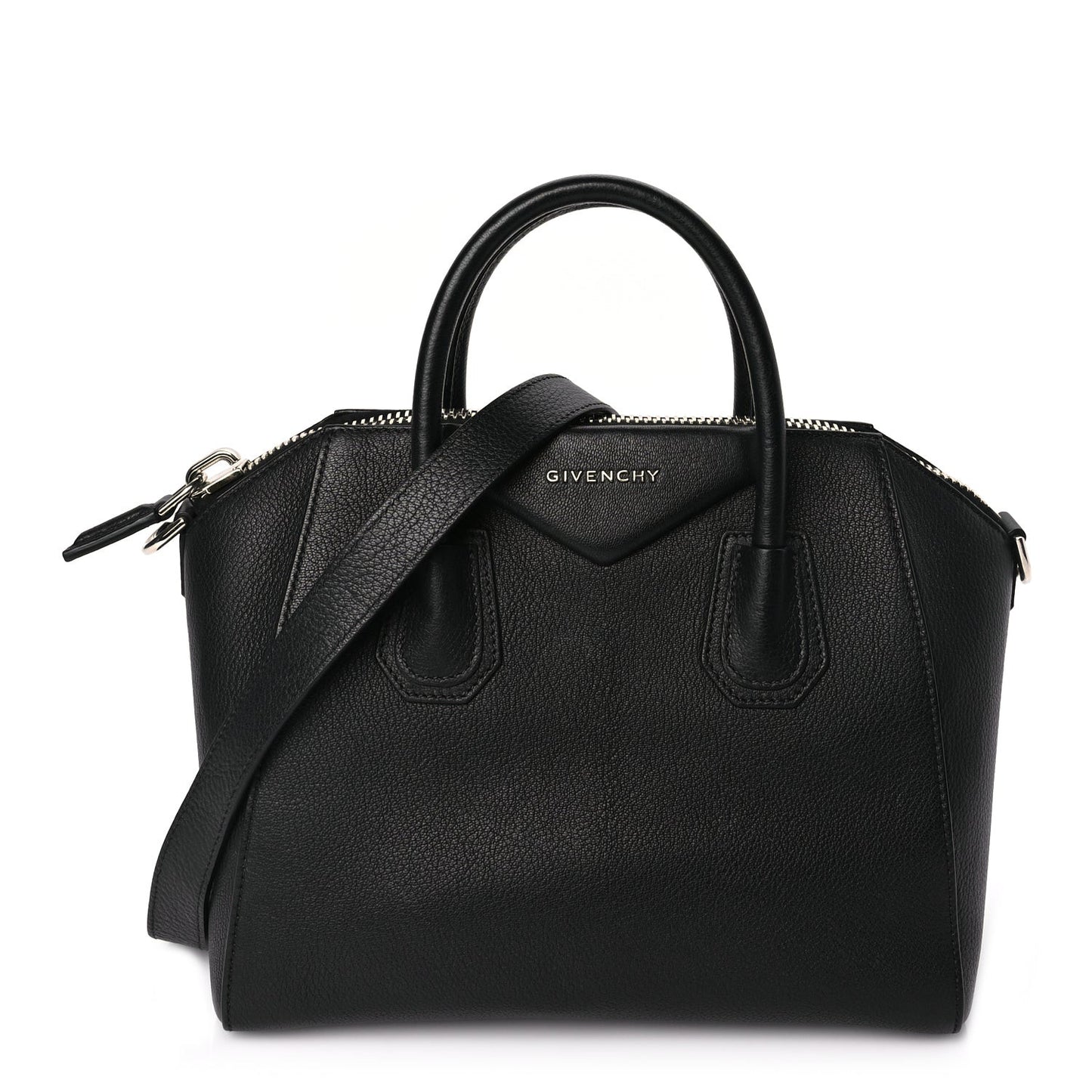 Sugar Goatskin Small Antigona Black