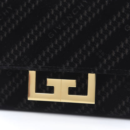 Givenchy Velvet Logo Nano Eden Shoulder Bag Black 9 of 10