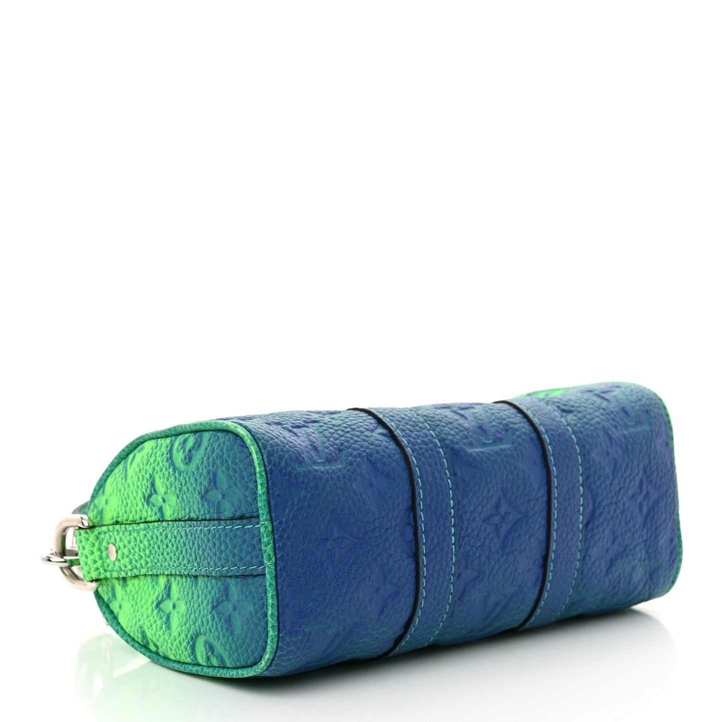 Taurillon Illusion Keepall XS Bleu Vert