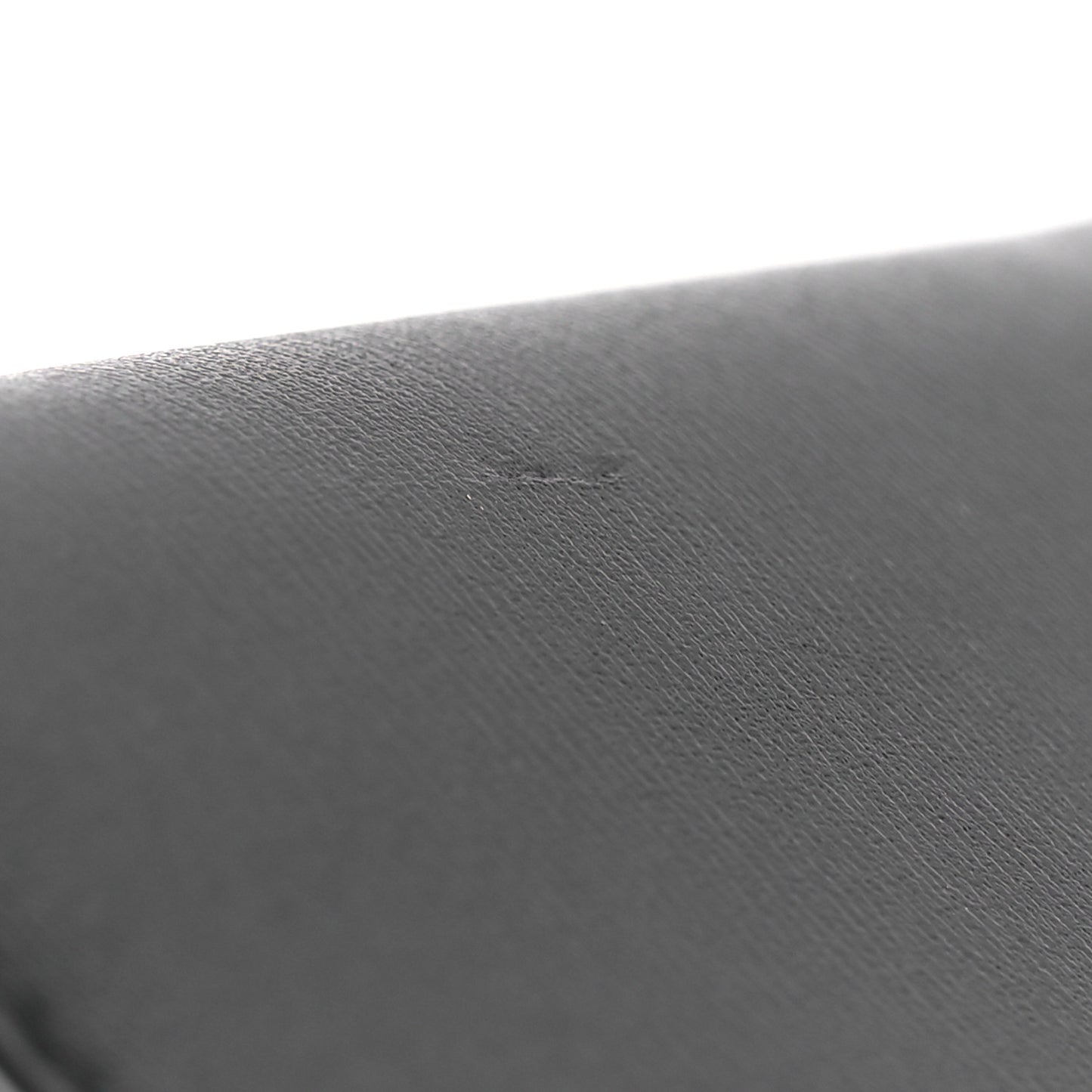 Calfskin Techno Credit Card Wallet Black