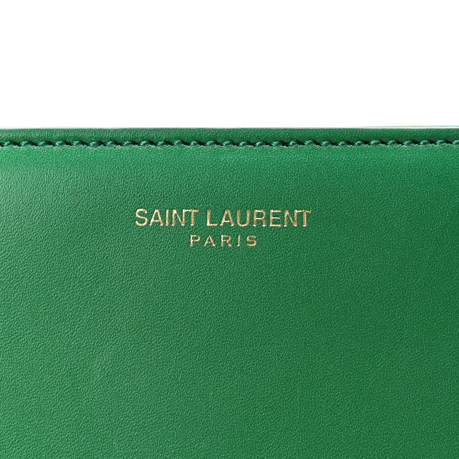 Saint Laurent Smooth Calfskin Small Monogram Université Shoulder Bag Green 7 of 11