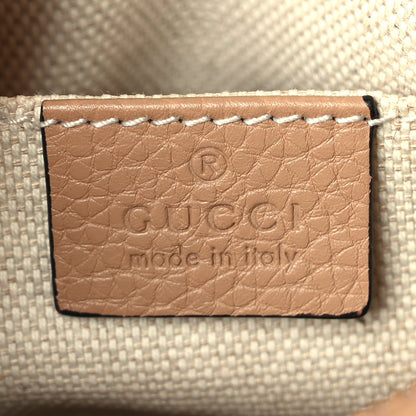 Gucci Pebbled Calfskin Small Soho Disco Bag Rose Beige 5 of 9