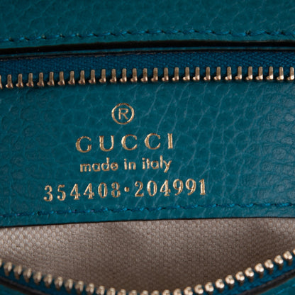 Gucci Dollar Calfskin Small Swing Tote Deep Cobalt 6 of 6