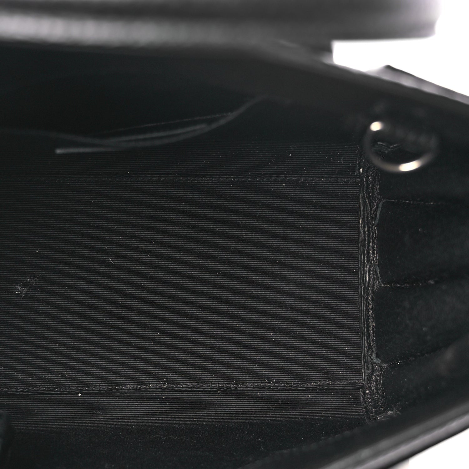Saint Laurent Grained Calfskin Baby Sac De Jour Black 4 of 8
