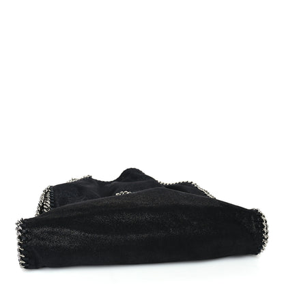 Stella McCartney Shaggy Deer Small Falabella Fold Over Tote  Black 3 of 8