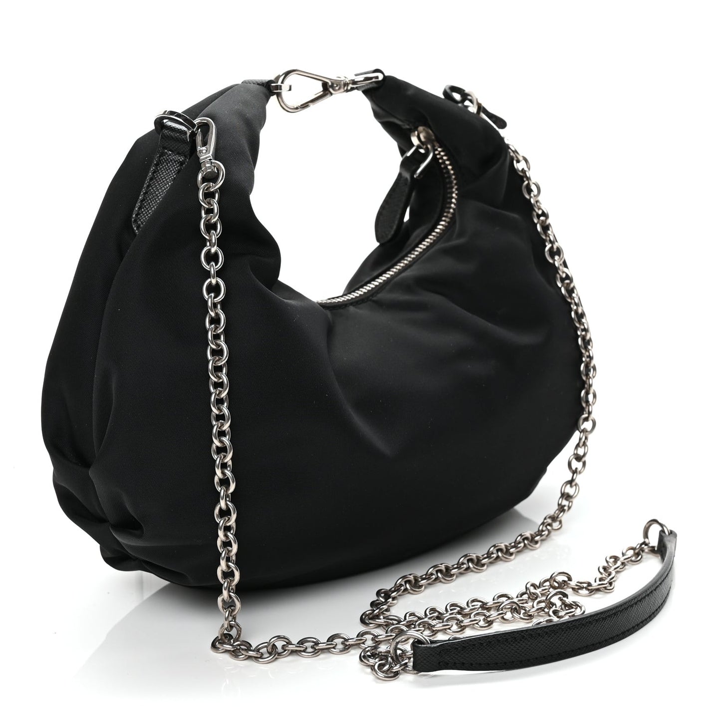 Tessuto Nylon Saffiano Re-Edition 2006 Shoulder Bag Black