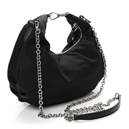 Prada Tessuto Nylon Saffiano Re-Edition 2006 Shoulder Bag Black 2 of 10