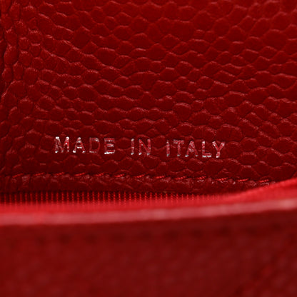 Chanel Caviar Quilted Travel Wallet Red 7 of 11