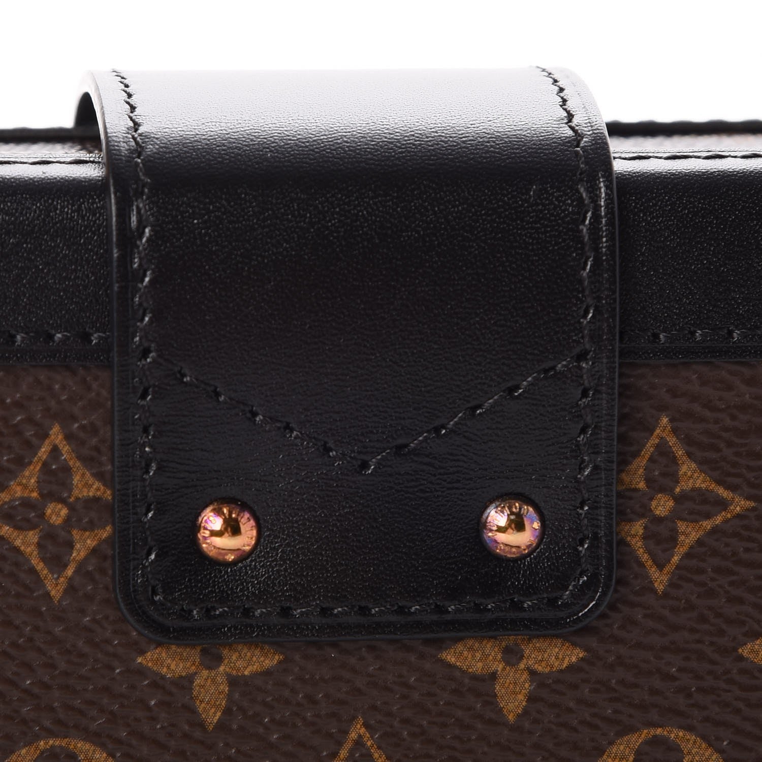 Louis Vuitton Monogram Petite Malle Black 5 of 9
